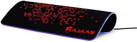 Подложка за мишка игри RGB - HAJAAN Адаптивни подложка за мишка с осветление RGB с Неплъзгащи гумена основа,