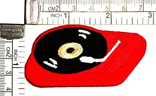 Салфетки Kleenplus 3 бр. Червен плеър за възпроизвеждане на музика, са Любители на Музиката, Бродирани Железни Ивици