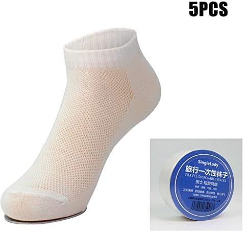 За еднократна употреба портативни ластични чорапи, размер за пътуване, 5 бр., заменяющие чорапи за един човек, чорапи, които