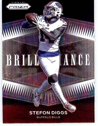 2021 Панини Prizm Brilliance 18 Търговската картичка Стефона Диггса Buffalo Bills по футбол NFL