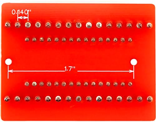 3 бр. за Nano Breakout Board Винт терминал 0,14IO Expansion Shield за Arduino Nano V3.0 AVR Модул ATMEGA328P (Червен)