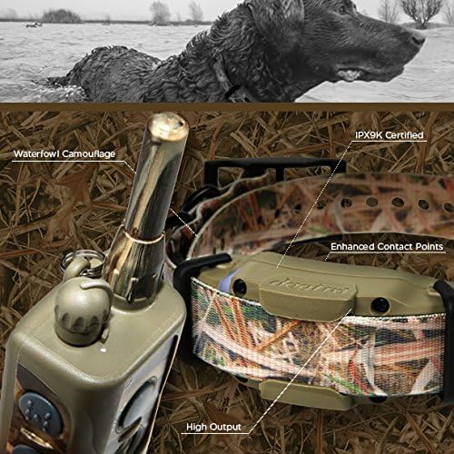 Дистанционно тренировъчен нашийник Dogtra 1900S Wetlands Camo с дистанционно управление - радиус на действие 3/4 Миля, водоустойчив IPX9K, акумулаторна батерия, 127 нива на обучени?