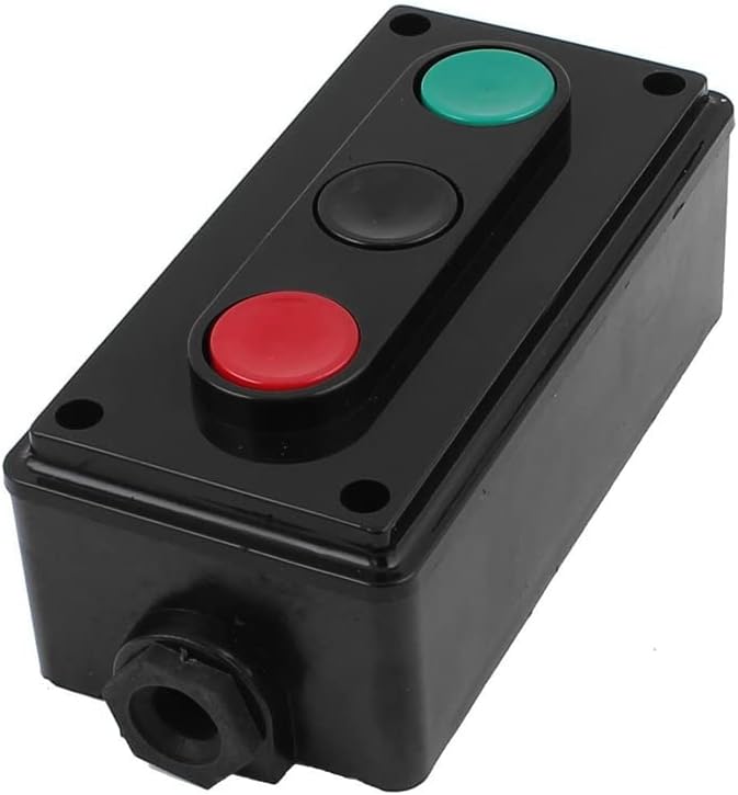 Промишлен ключ за управление на LA4-3H трехпозиционная бутон контрол на преминаването кутии старт бутон за спиране