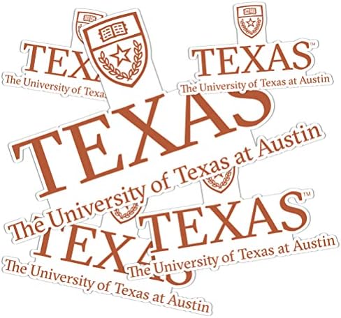 Стикер от университета на Тексас Longhorns UT Austin Етикети Винилови Стикери За лаптоп Бутилка за Вода, за Кола Албум за Изрезки от T3 (Тип 3-5)