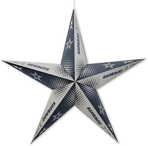 Littlearth Унисекс-Фенер NFL Dallas Cowboys Star за възрастни, Отборен Цвят, Един размер
