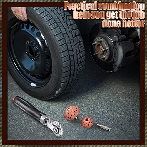 Инструменти за промяна гуми от 2 части, Валяк за промяна гуми и Буфер Колелото за гуми, за Опесъчаване Корона за Ремонт