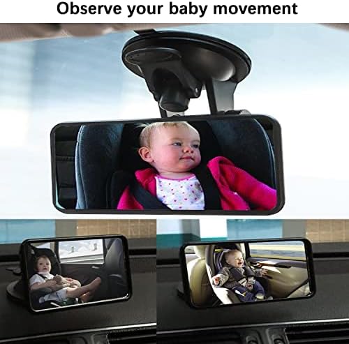 Детско Автомобилно Огледало На Присоске, Детско Огледало за задна седалка на автомобила, Огледало за Обратно виждане