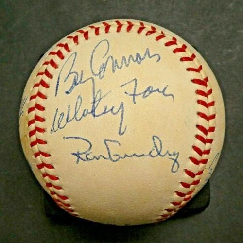 Мики Мэнтл и звезда на Янкис на 1950-те години подписаха Пълно писмо JSA за бейзбола - Бейзболни топки с автографи