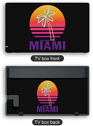 Miami Summer Palm Tree Готини Стикери, ваденки, Калъф, Съвместим с Ключ/Превключвател Lite Skin Protector, Здрав, Пълен Комплект за Защита От Тайна