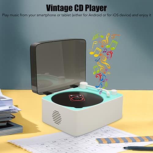 Класически cd плейър с ретро-Граммофоном, богат на функции cd Плейър в ретро стил с тонколони Hi-Fi, Мини-Домашен