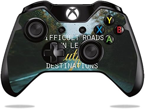 Калъф MightySkins, съвместим с контролера на Microsoft Xbox One или One S - Сложни пътища | Защитен, здрав и уникален