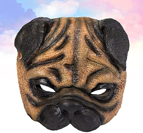 Toyvian of 3 ser Куче на маска за Хелоуин, Кучешка маска за Хелоуин, Маска за животни, Кучешка маска за лице, вечерни