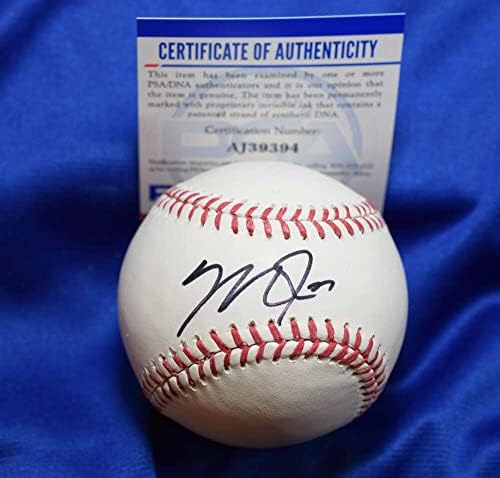 Автограф на Майк Пъстърва PSA ДНК Coa С Автограф на Главната лийг Бейзбол OML