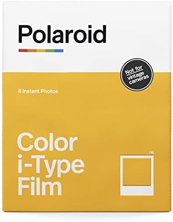 Фотоапарат непосредствена печат Polaroid Originals Now с визьор i-Type (черно) В комплект с цветен непосредствена фолио