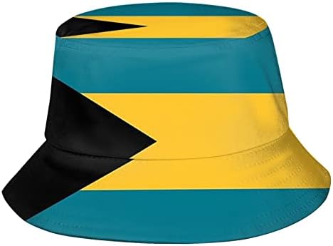 Сладки Бахамските Шапки-Кофа с Флага на Бахамските Острови, Модни Солнцезащитная Шапка, Упаковываемая Градинска Багамская