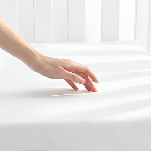 Комплект спално бельо BABELIO за бебешки легла и матраци за деца, 52 x 28 - Бял