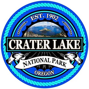 Стикер Национален парк Кратер Лейк 3-Инчов Лаптоп Със Стикер на Дрехи