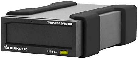 Комплект външен диск Tandberg RDX капацитет от 4tb, черен, USB3 + (включва резервно копие на Windows и подкрепа на Apple Time
