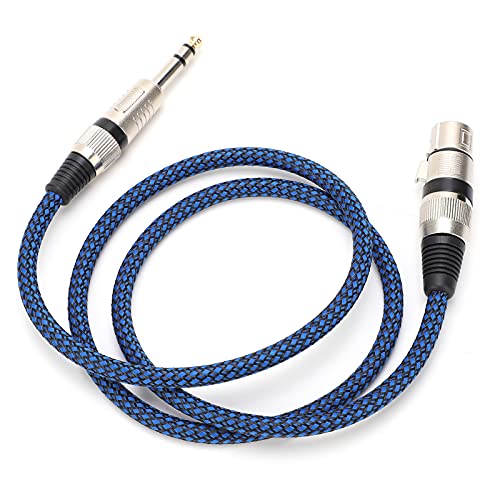 Аудио кабел Vifemify XLR Балансный кабел Бескислородный Меден смесител с найлон оплеткой, кондензаторен микрофон, plug