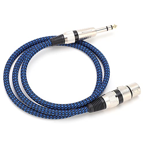 Аудио кабел Vifemify XLR Балансный кабел Бескислородный Меден смесител с найлон оплеткой, кондензаторен микрофон, plug резистор.(10