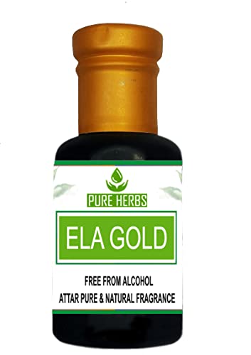 Екстракт от чисти билки ЕЛА GOLD ATTAR Без съдържание на Алкохол За мъже, Подходящ за специални случаи, партита и ежедневна употреба 5 мл