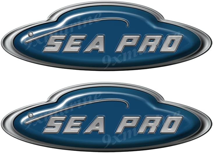 комплект овални на Стикери за лодки 9xmarine Sea Pro - Поименна табела