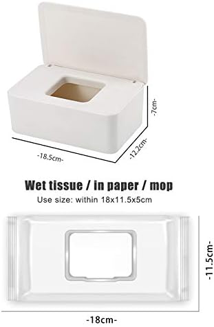 Meshin Мокри Кърпички Опаковка Притежател на Прахоустойчив Кутия За Съхранение на Салфетки Калъф с Херметически