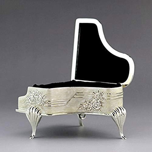 ZLBYB Романтична Пиано Метална Музикална Ковчег Творчески Подарък за Рожден Ден, Подарък за рожден Ден за