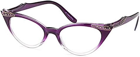 Дамски очила за четене Gamma Ray - 4 чифта шикозни и модерни дамски очила котешко око