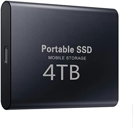 n/a Type-c USB 3,1 SSD Преносима флаш памет 4 TB SSD Твърд диск за Лаптоп SSD Външен SSD Твърд диск за десктоп, лаптоп (Цвят: