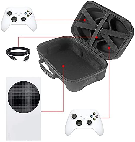 MOUDOAUER, черна пътна чанта за съхранение на контролери, калъф за игралната конзола Xbox серия S, аксесоар, дубликат част