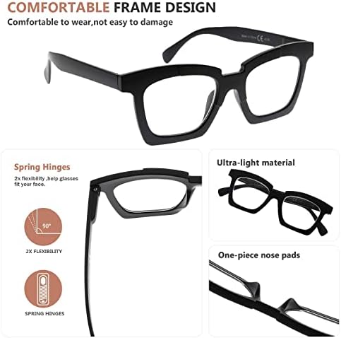 Дамски Очила за четене Eyekepper, 4 опаковки Стилни Очила За четене