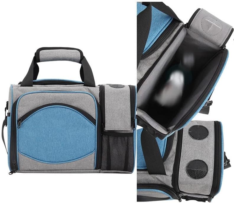 WYKDD Водоустойчив Термален пакет с лед, чанти за хранене, чанта за пикник, Изолирано Преносима Тъканта, Обемна Удебелена чанта за съхранение на бира, Вино (Цвят: E, раз?