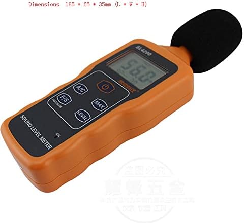 SDFGH Преносим LCD Цифров Измерител на Нивото на Звука на Уреда За Измерване на Шум DB Децибела Децибелметр Дървар