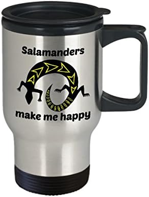 Чаша за пътуване Саламандър - Кафеена Чаша Salamanders Make Me Happy
