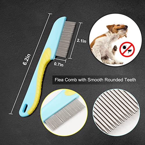 2 Опаковки гребени за кучета, гребен за котки от премиум-клас за премахване на заплитане на косата. Инструменти