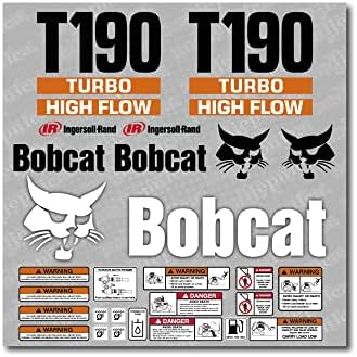 Комплект За Подмяна на Етикети на вторичния пазар висок клас товарач Bobcat T190 Turbo