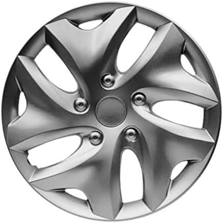 Комплект Copri от 4 Джанти Накладки 14-Инчов Сребрист цвят, Защелкивающихся на Главината, Подходящ За Toyota Prius, Yaris