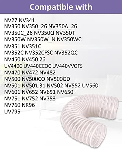 На долния Маркуч Въздуховод за Shark Rotator NV501, NV500, NV500CO, NV500GD, NV552, UV560, NV341, NV470, NV472, NV752, NV740, UV795, NV572, UV810, NV650, NV482, 4 комплекта Резервни части за маркуч долния накрайник за секс