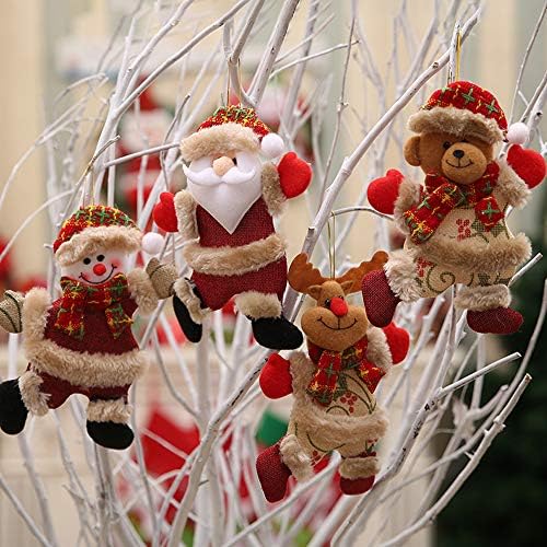 Комплекти за Коледна украса WUJOMZ 2021 на 16 бр., Забавни Коледни декорации за Коледната елха