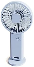 JKYYDS Вентилатор USB Зареждане на Електрически Вентилатор Ръчен Мини Вентилатор, Окачен на Шийката на Преносим Група Настолен (Цвят: 3)