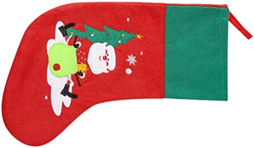 VICASKY Подарък Пакет Santa Коледни Чорапи на Дядо Коледа Чорапи за направи си САМ Коледна Камина Висящи Украси за Коледната