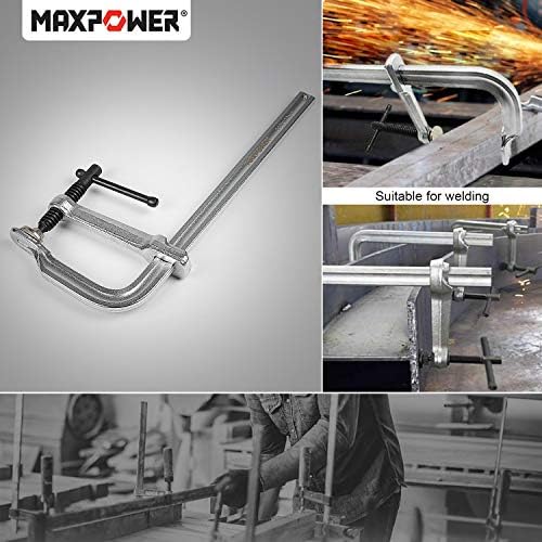 Стяга MAXPOWER Heavy Duty F с врата 12 инча x 4-3/4 инча (горловина 300 x 120 mm), комплект от 2
