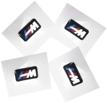 4шт 3D Стикери колела 36112228660, Емблема, Икона, Стикер за BMW M M3 M5 Z3 Z4 или Всички колела серия //M