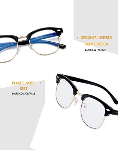 Блокиране на Синя Светлина Очила за Жени, Мъжки слънчеви Очила в Рамки очила Без Рамки, Фалшиви Очила за Маниаци