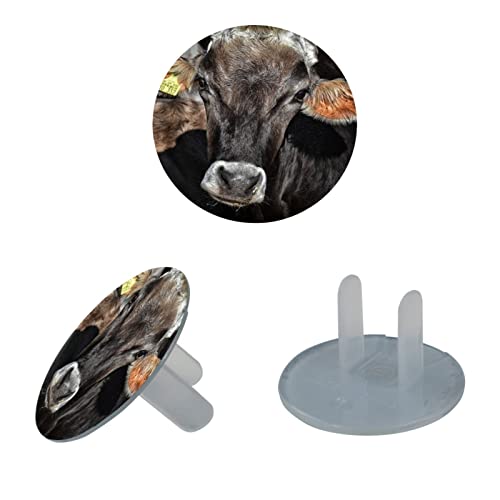 Сладък капачки за контакти с коровьими любимци, 24 бр. В опаковка - Защитни капачки за контакти, за деца – Здрави и
