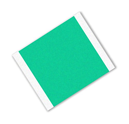TapeCase GD-КВАДРАТ 1,22 инча - 100 Зелена залепващи ленти от полиестер / силикон с подплата, Дължина 1,22 инча, Ширина 1,22 инча, квадрат 1,22 инча (опаковка от 100 броя)