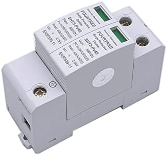 Защита от пренапрежение UNCASO PV 2P 500VDC 3P 1000VDC Битово устройство SPD Домакински ключа Система за комбиниране на слънчевата енергия Скоростна Лазерна маркировка (Цвят: 3P,