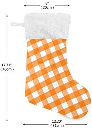 Коледни Чорапи в Пасхалната оранжевия клетка Qilmy, Персонални Големи Коледни Чорапи, Сладки Чорапи под формата