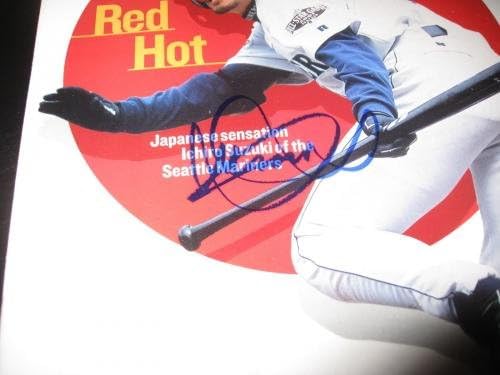 Ичиро Сузуки подписа Автограф Спортс илюстрейтид Ню Йорк Янкис Coa Auto D - Списания MLB с автограф
